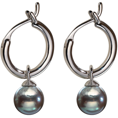 南珠宫海水珍珠耳饰强光亮泽