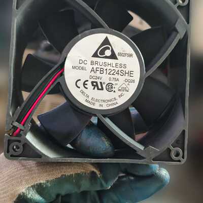 议价台达原装AFB1224SHE散热风扇，二线三线都有维修