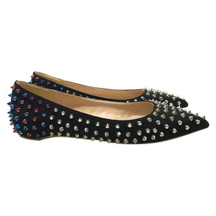 2022秋新款平底内增高跟铆钉尖头单鞋女百搭浅口网红性感女鞋