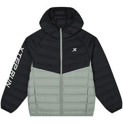 特步童装男童羽绒服秋冬儿童外套中大童休闲百搭羽绒服女童保暖服