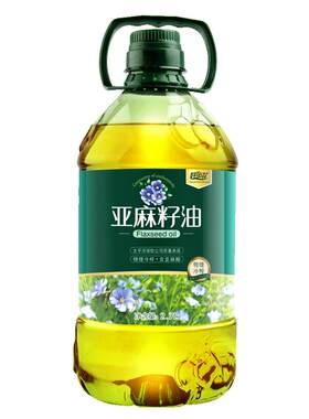纯正冷榨一级亚麻籽油5斤