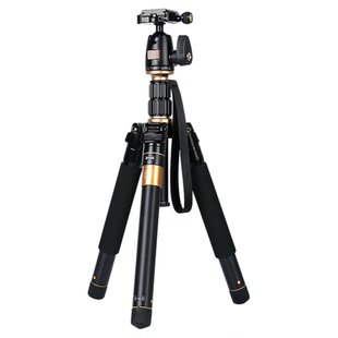 轻装时代q555p单反相机便携三脚架手机直播拍照户外旅游三角架微单摄影摄像多功能云台套装支架可拆卸独脚架