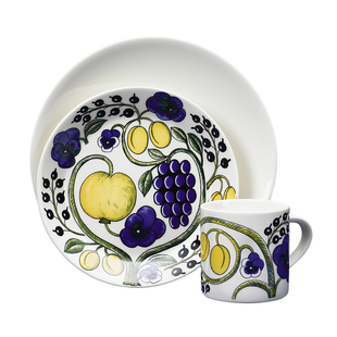 芬兰进口Arabia硕果马克咖啡杯盘子碟碗水壶陶瓷盘iittala餐具壶