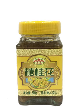 云峰糖桂花酱无添加香精甜桂花酱300g蜂蜜酿桂花蜜酱烘焙甜品果酱