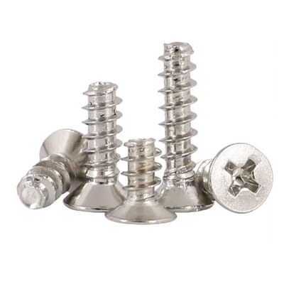 304不锈钢十字沉头平尾自攻钉