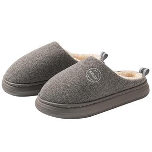 远港男士棉拖鞋秋冬季2025新款室内家居家加绒防滑保暖毛绒冬天女