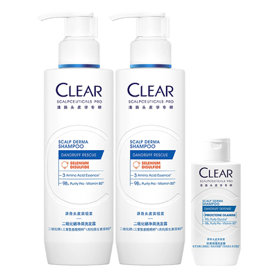 清扬二硫化硒修护调控抗屑洗发露