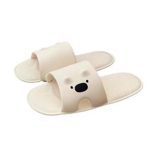 细细条 可爱小熊拖鞋男女软底防滑便携式可折叠出差旅行浴室凉拖