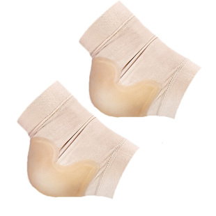 脚跟痛跟腱炎鞋垫专用保护套护具跟骨脚跟垫后跟矫正器防裂袜子