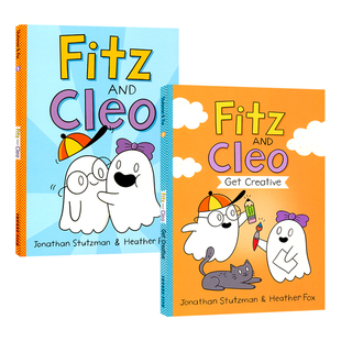 Fitz and Cleo 鬼鬼系列 菲兹和克莱奥 全彩漫画小说 小学英语课外读物 英文原版进口儿童图书