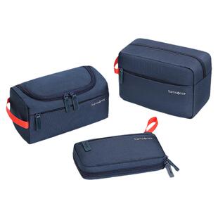 旅行便携新秀丽洗漱包男女出差户外防水收纳包数码化妆包套装三件