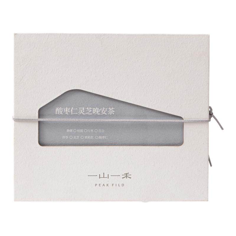 一山一禾酸枣仁灵芝晚安茶百合茯苓桂圆红枣睡眠安神助眠茶养生茶