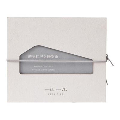 一山一禾酸枣仁灵芝晚安茶百合茯苓桂圆红枣睡眠安神助眠茶养生茶