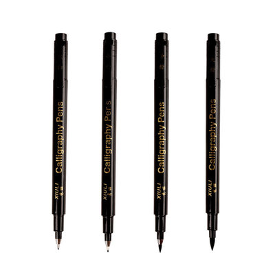 可加墨秀丽笔美术专用软笔书法练字签到签名笔小学生初学者钢笔式毛笔勾线笔字帖笔小楷中楷大楷极细