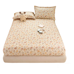 加厚床笠纯棉单件秋冬保护罩垫全棉床单床罩席梦思床垫套子2025新