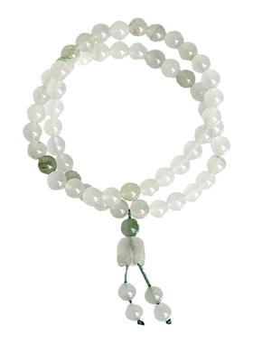 风铃花~白玉冰种天山翠手串多层高级感冰透玉石手链国风叠戴手饰