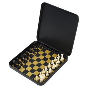 便携式折叠国际象棋加大加厚迷你棋盘随时随地享受博弈乐趣包收纳