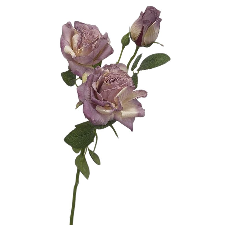 法式复古油画焦边玫瑰仿真花假花干花客厅餐桌花婚礼花束拍摄道具