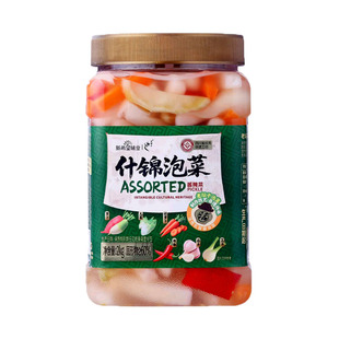新希望什锦泡菜罐装2kg四川眉山腌制泡菜家用老坛佐餐开胃下饭菜