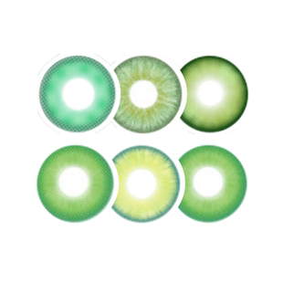 绿色美瞳cos日抛doya祖母草系绿dgu酸q青苹果涂山苏苏芙莉莲蕾塞