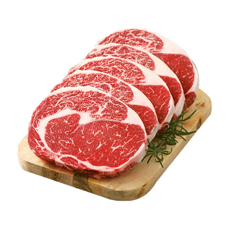 犇西诗原切谷饲眼肉西冷牛排套餐