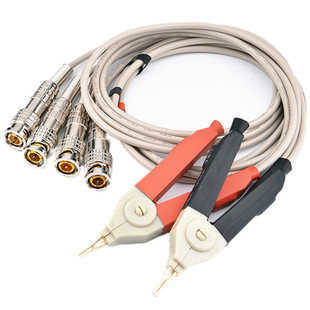 数字电桥夹贴片测试线绝缘直流低电阻开尔文夹电容电池内阻测试笔