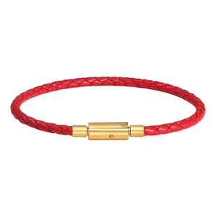 本命年红绳手链女红绳编织手绳可穿黄金转运珠皮绳男蛇年串珠手绳