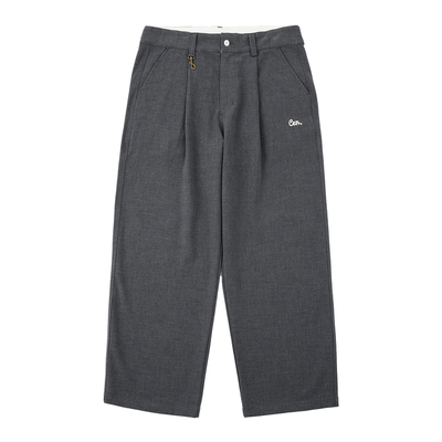 CENLESAW25绣花单褶垂感西裤