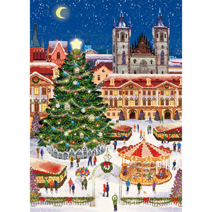 TOI图益冬灯拼图高级感成人版1000片一千减压手工玩具圣诞夜礼物