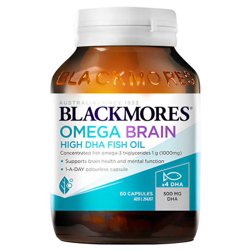 Blackmores �ļѱ� 4������omega3��DHA 60�� ��Ũ�� DHA 63.2Ԫ