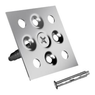 蓝胜干挂瓷砖配件不锈钢挂钩铁片岩板扣件大理石背景墙固定点挂件