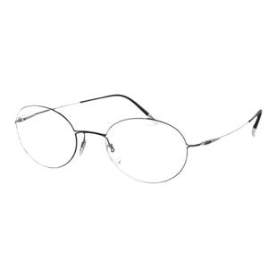 Silhouette诗乐眼镜框女轻盈钛金属圆形近视眼镜架男5524
