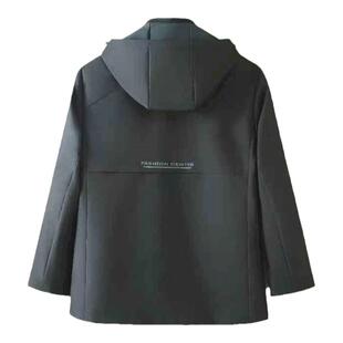 2025新款派克服男水貂绒内胆短款皮毛一体金貂绒貂皮外套冬仿皮草