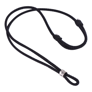 手工编织银扣头高档玉坠吊坠挂绳玉佛观音佛公玉佩翡翠玉器专用链