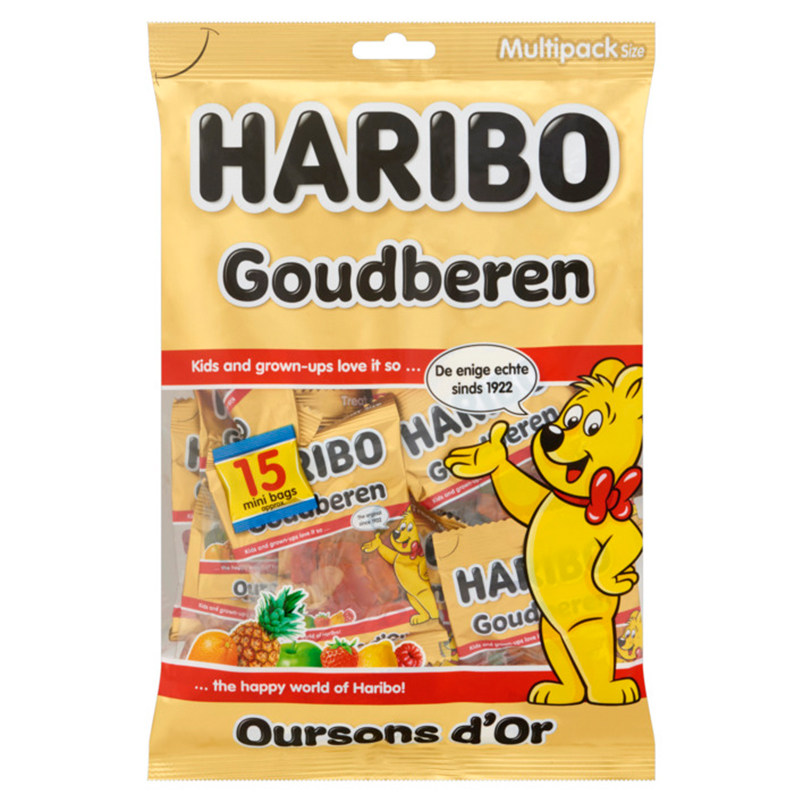 现货荷兰进口haribo金独立装果汁