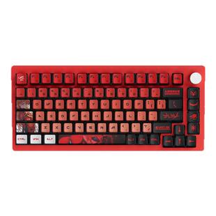 黑吉蛇AL75V2明日香机械键盘无线三模电竞游戏EVA联名铝坨坨套件