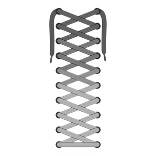 德训鞋2cm宽鞋带扁平超宽女款米白色宽鞋带纯棉双层男黑白色