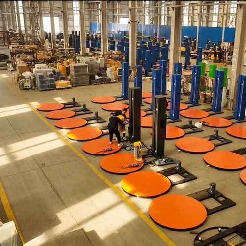 缠膜打包机 全自动托盘缠膜机 加厚现货 拉伸缠绕包装机厂家