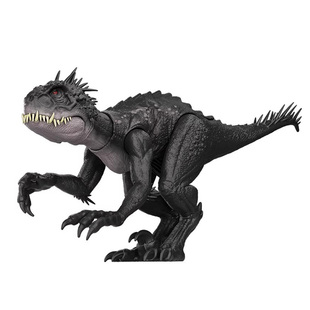 美泰侏罗纪世界声效暴虐迅猛龙战斗仿真恐龙男童AR互动玩具HKY11