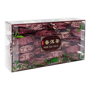 天福天心茗茶普洱茶云南普洱熟茶散茶独立包盒装口粮茶自饮装200g