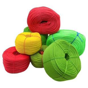 2mm-8mm红色尼龙绳红胶丝绳绿胶绳打包绳户外广告绳捆绑绳胶丝绳
