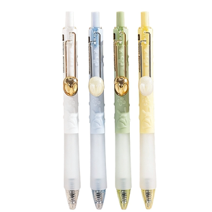 晨光大馥大桂按动中性笔学生用高颜值ins风小分贝静音刷题笔桂花香味笔大富大贵速干水笔圆珠笔st笔尖中国风