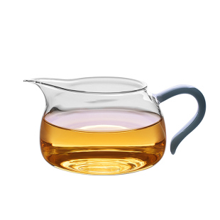 品德坊 公道杯玻璃茶漏加厚耐热茶分茶器泡茶过滤器茶滤 茶海套装