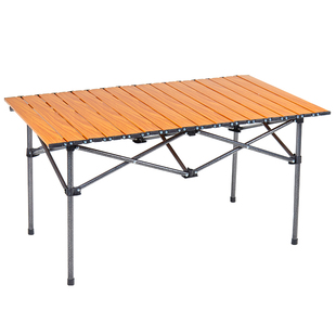 沃特曼蛋卷桌露营桌椅板一体户外折叠碳合金野餐炊便携式全套装备