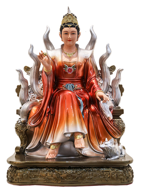 九尾狐娘娘保家仙树脂供奉摆件