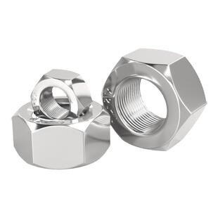 304不锈钢反牙六角螺母细牙螺帽左旋左牙螺丝帽M3M4M5M6M8M10-M33