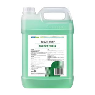 泡沫洗手液补充装大桶5L消毒抗菌液青苹果香家用10斤酒店商用正品