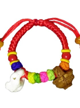 桃篮压惊宝宝手链护身符猪精骨