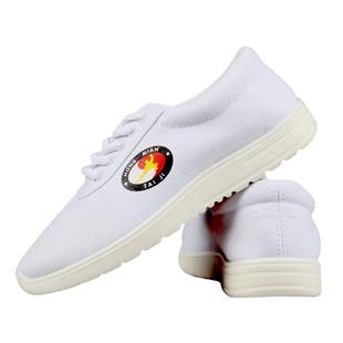 红棉太极鞋牛筋底帆布女鞋春秋季武术练功鞋男太极拳功夫鞋训练鞋