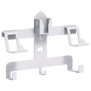 PS5游戏机全系列PSVR2主机设备挂墙式收纳架全套设备壁挂支架墙上收纳可同时收纳主机头盔手柄耳机可充电配件